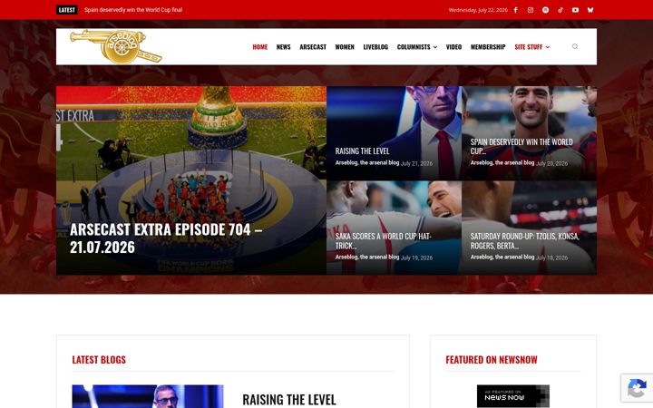 Screenshot of arseblog.com