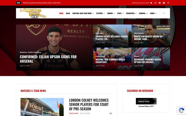 Screenshot of arseblog.news