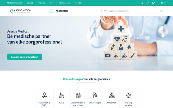 Screenshot of arseus-medical.be