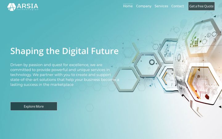 Screenshot of arsia-tech.com