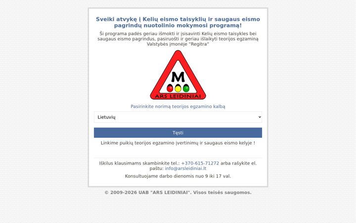 Screenshot of arsleidiniai.lt
