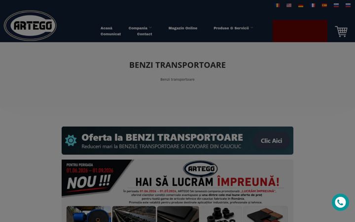 Zrzut ekranu artego.ro
