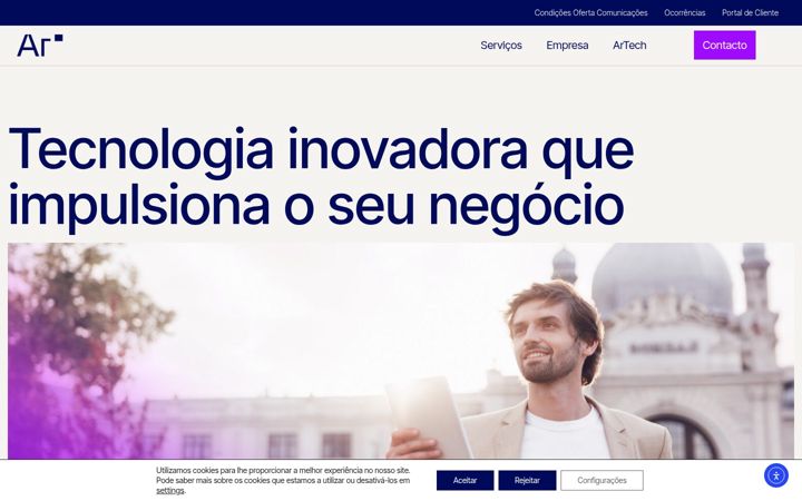 Screenshot of artelecom.pt