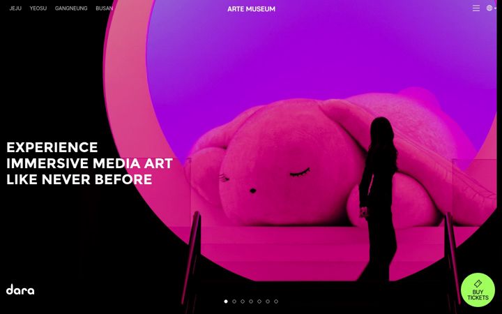 Screenshot di artemuseum.com