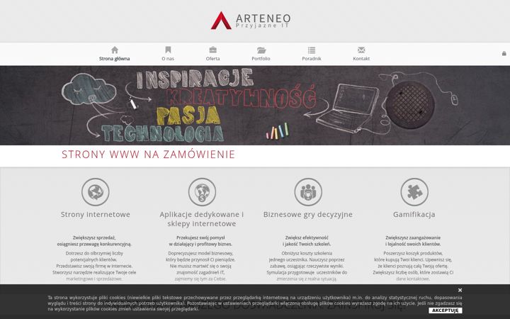 Screenshot of arteneo.pl