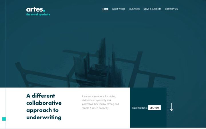 Screenshot of artes-specialty.com