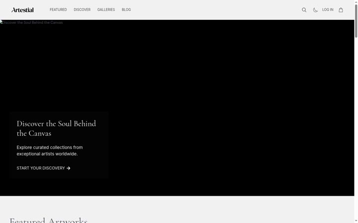 Screenshot of artestial.com