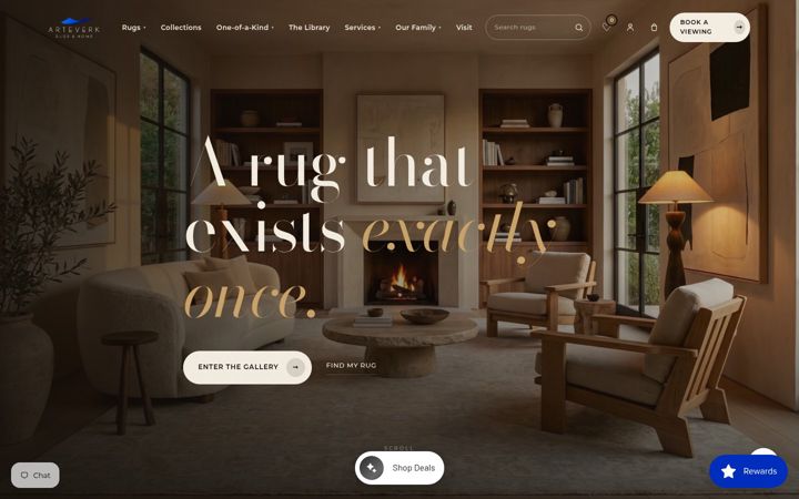 Screenshot of arteverk.com