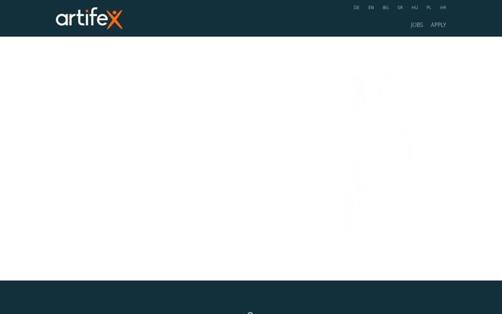 Snímek obrazovky artifex-personal.com