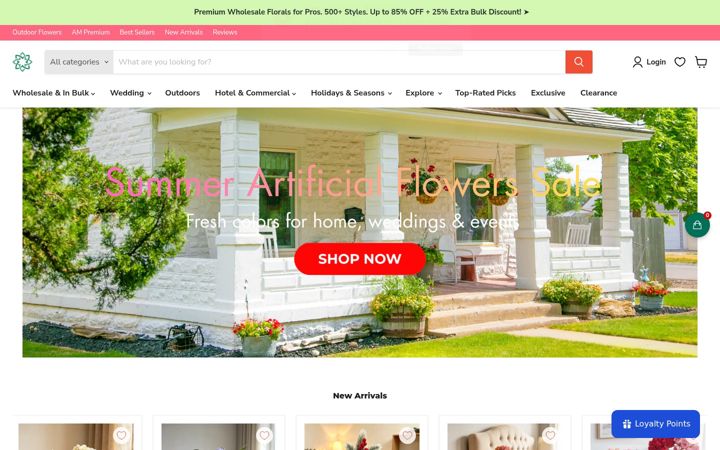 Screenshot of artificialmerch.com