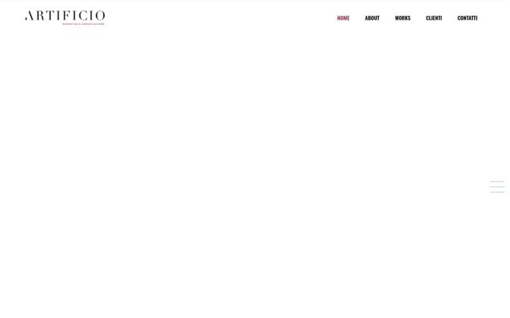 Screenshot von artificio-comunicazione.it