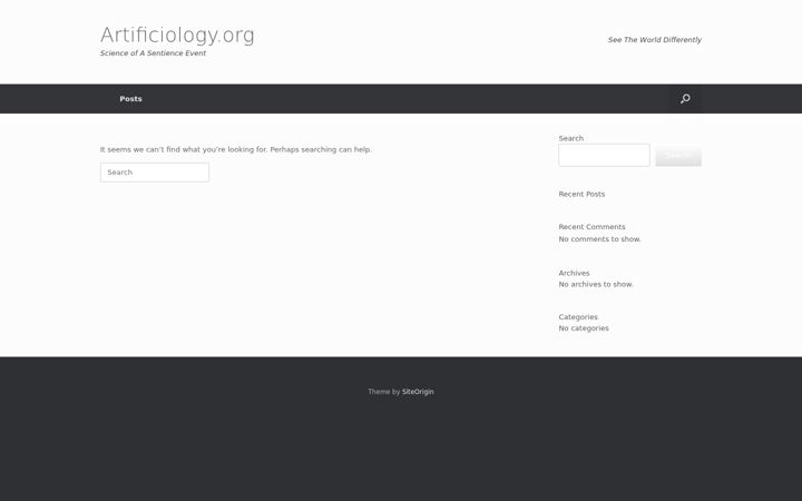 Screenshot von artificiology.org