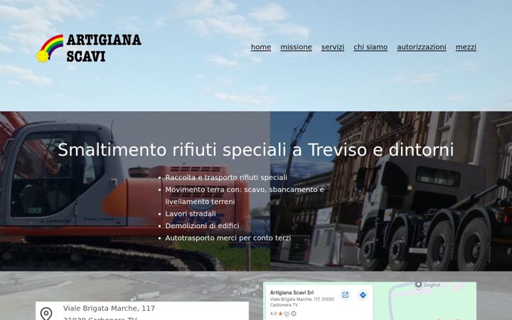 Posnetek zaslona artigianascavigirotto.it