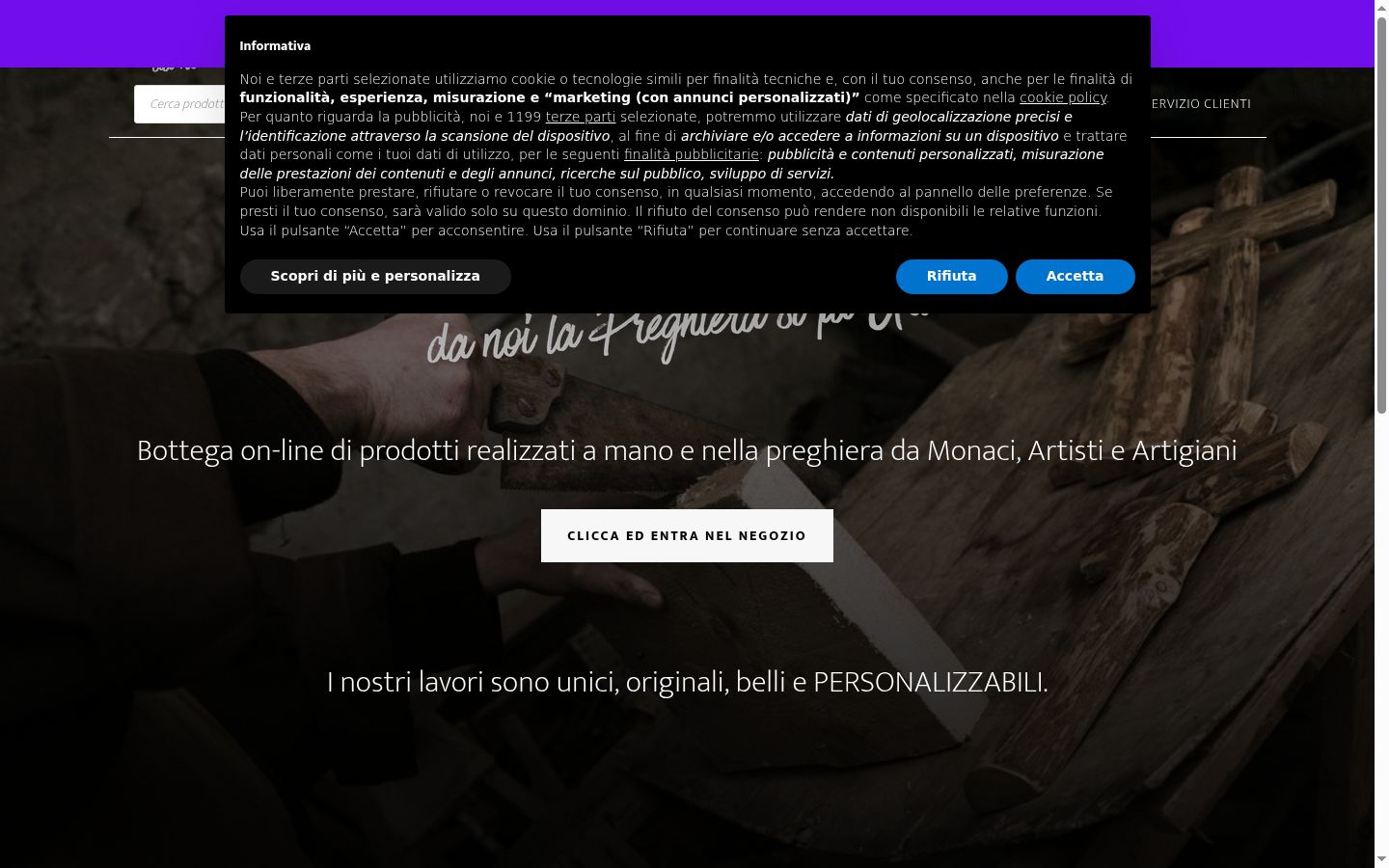 Sutikimo reklamjuostės, rodytos prieš bet kokią sąveiką, ekrano kopija