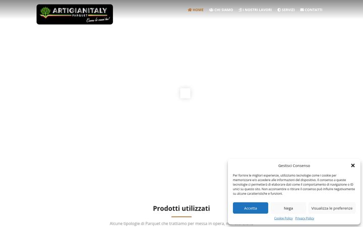 Екранна снимка на artigianitaly.net