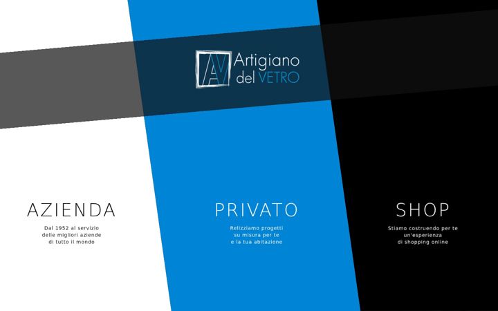 Screenshot of artigianodelvetro.it