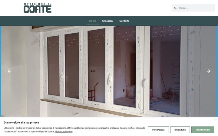 Screenshot van artigianoilconte.it