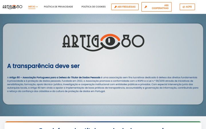 Screenshot of artigo80.pt