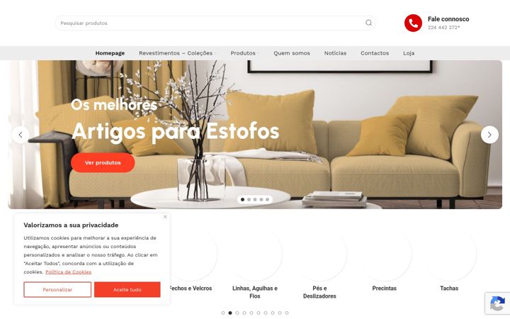 Posnetek zaslona artigosparaestofos.com