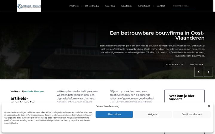 Screenshot of artikels-plaatsen.be