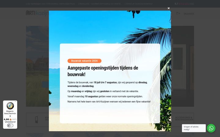 Ekrano kopija artikozijnen.nl