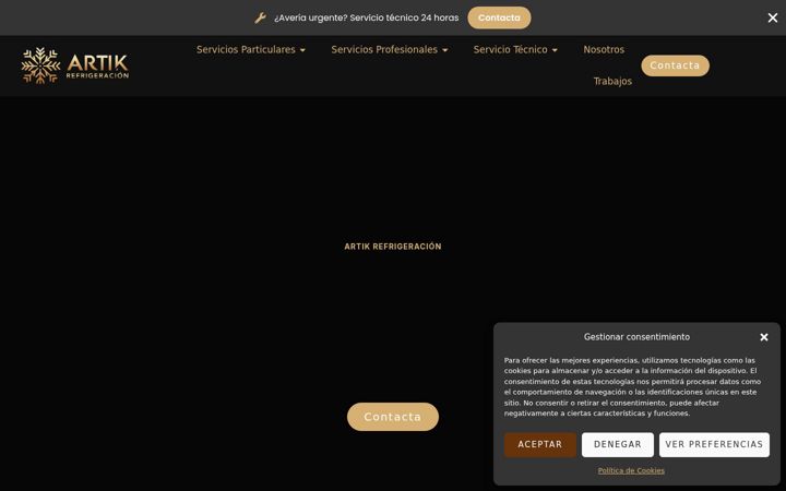 Ekrano kopija artikrefrigeracion.es