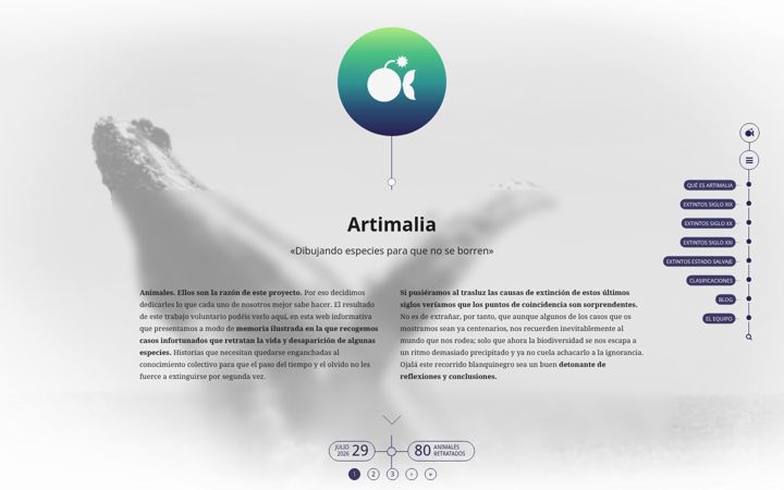 Ekrānuzņēmums no artimalia.org