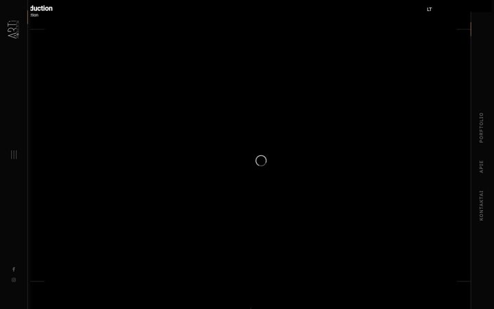 Screenshot stránky artimedia.pro