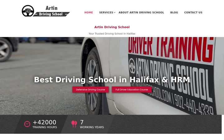 Screenshot ta' artindriving.ca