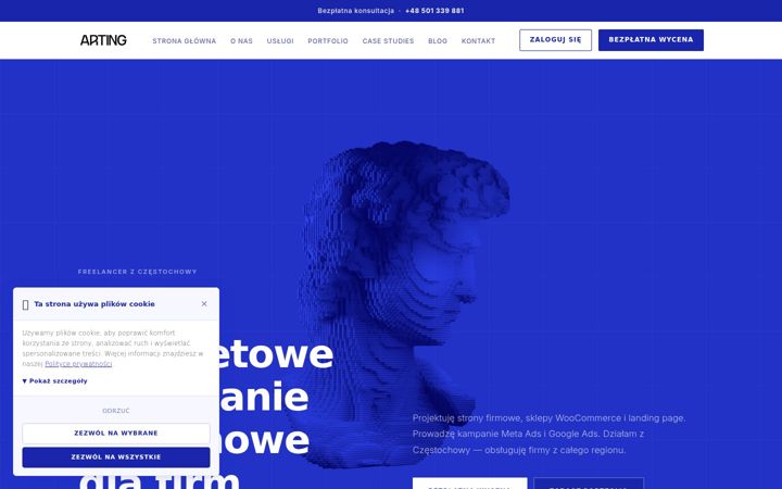Screenshot ta' arting.pl