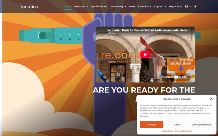 Screenshot ta' artinoiselunatica.com