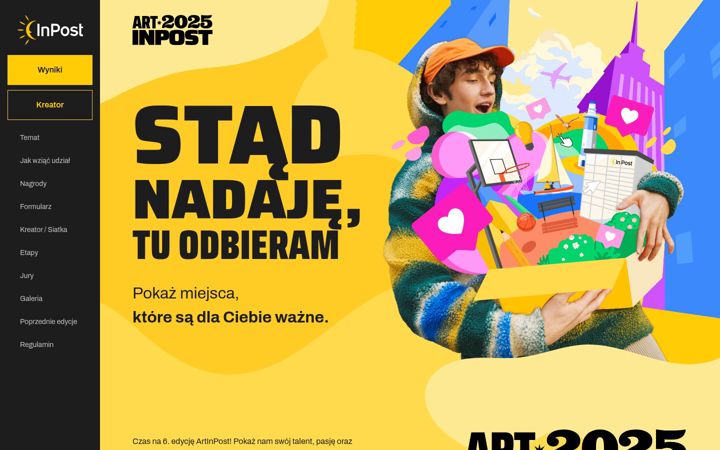 Képernyőkép: artinpost.pl