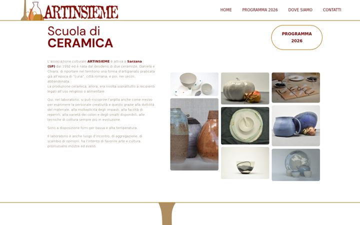 Screenshot ta' artinsieme.com