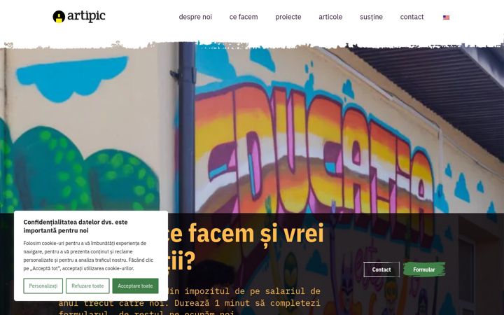 Ekrano kopija artipic.net