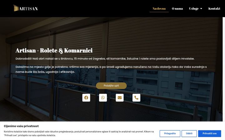 Screenshot of artisan-dizajn.hr