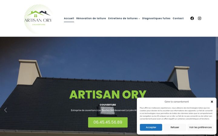 Képernyőkép: artisan-ory-couverture.fr
