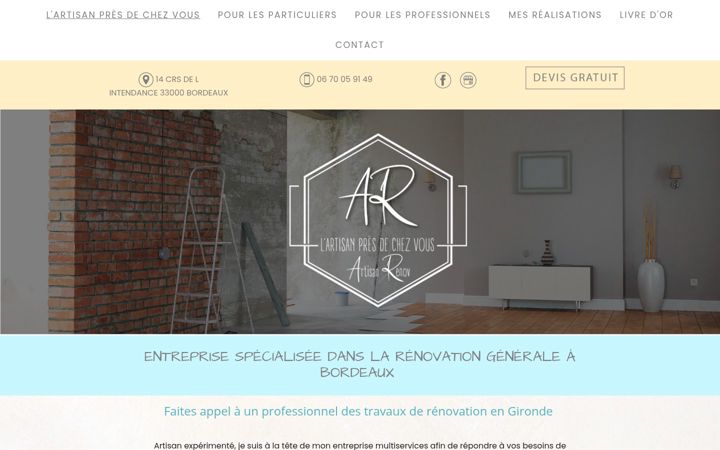 Képernyőkép: artisan-renov-33.fr