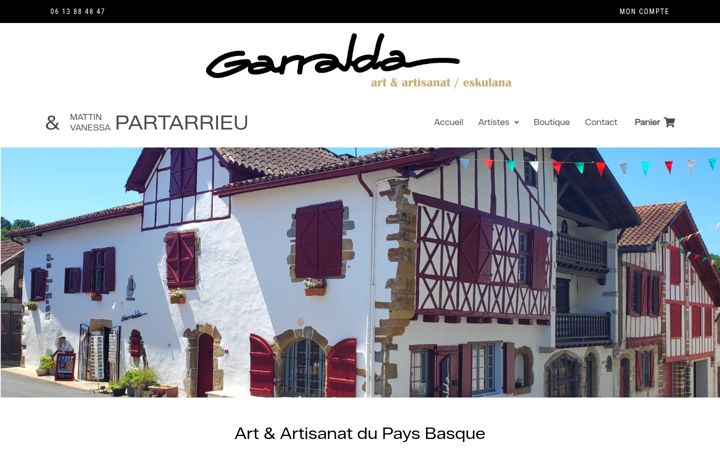 Screenshot von artisanat-garralda.com