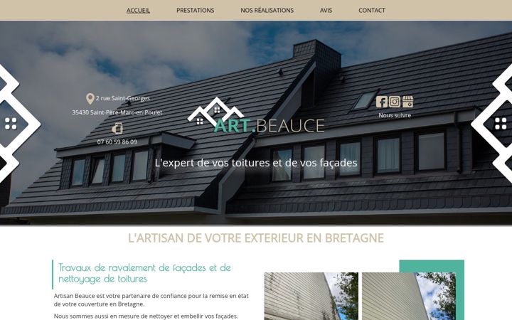 Screenshot von artisanbeauce.com