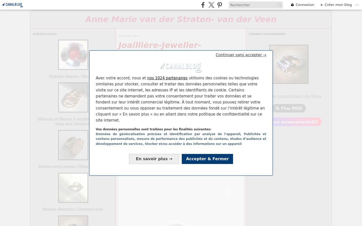 Screenshot des Einwilligungsbanners vor jeglicher Interaktion