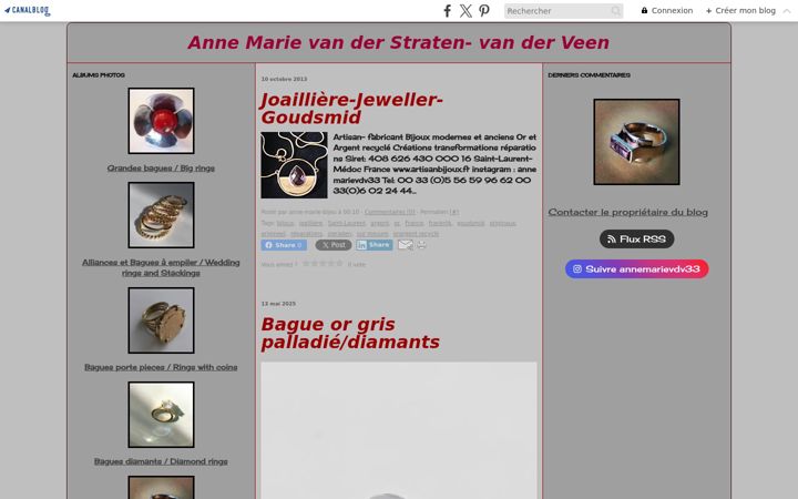 Screenshot ta' artisanbijoux.fr