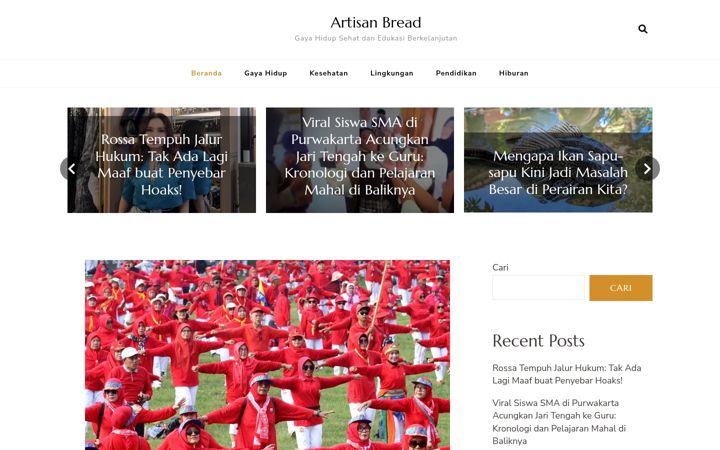 Screenshot von artisanbread-abo.com