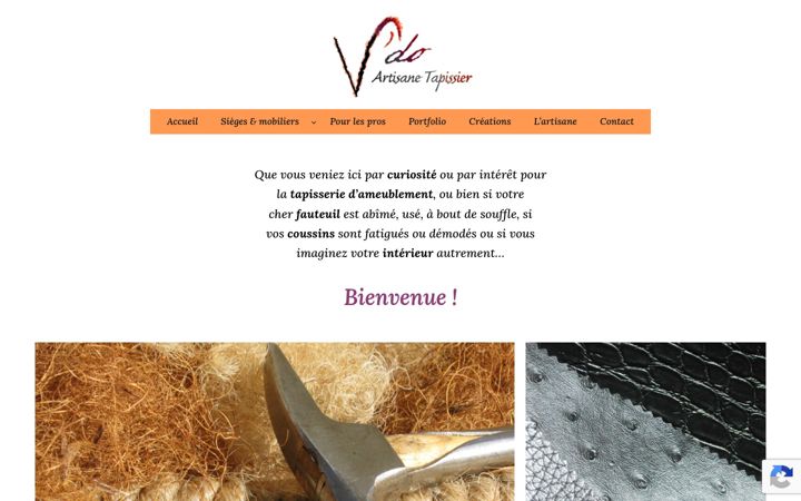 Screenshot of artisane-tapissier.pro