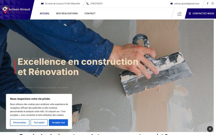Screenshot von artisangiraud.fr