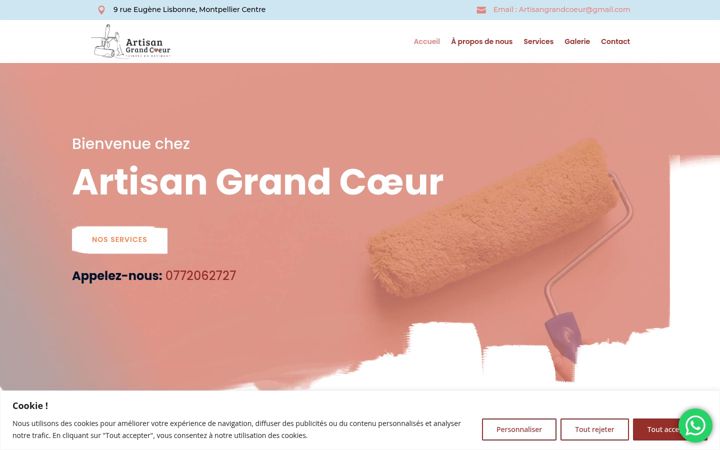 Képernyőkép: artisangrandcoeur.com