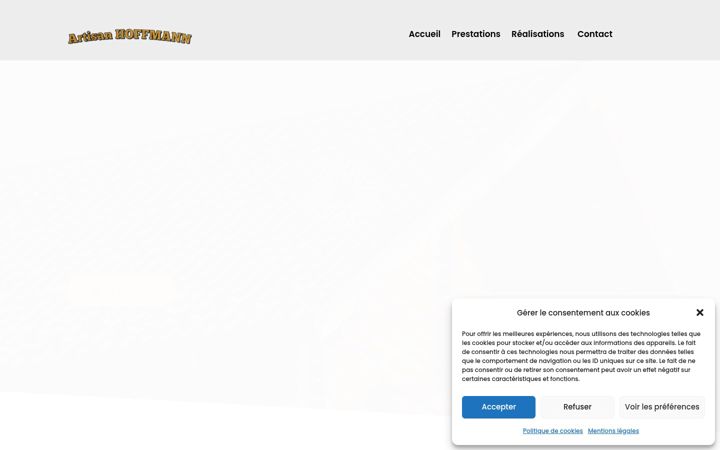 Screenshot von artisanhoffmann.fr