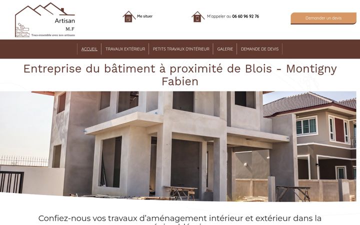 Screenshot von artisanmontigny.fr