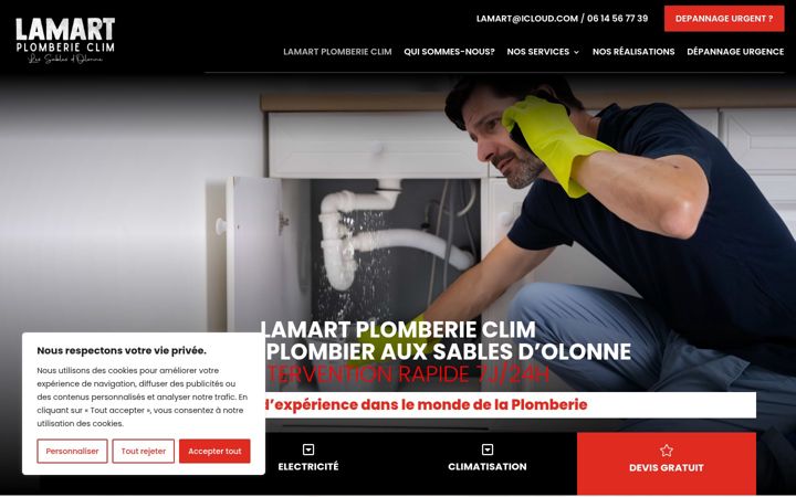 Képernyőkép: artisanplombiersablais.com