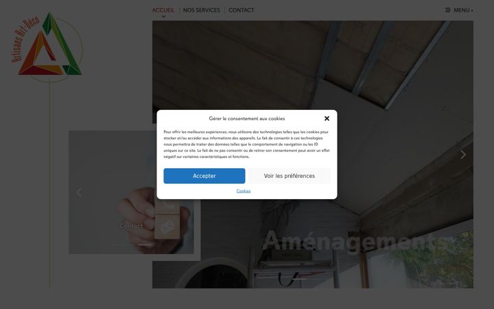 Screenshot of artisans-art-deco.be