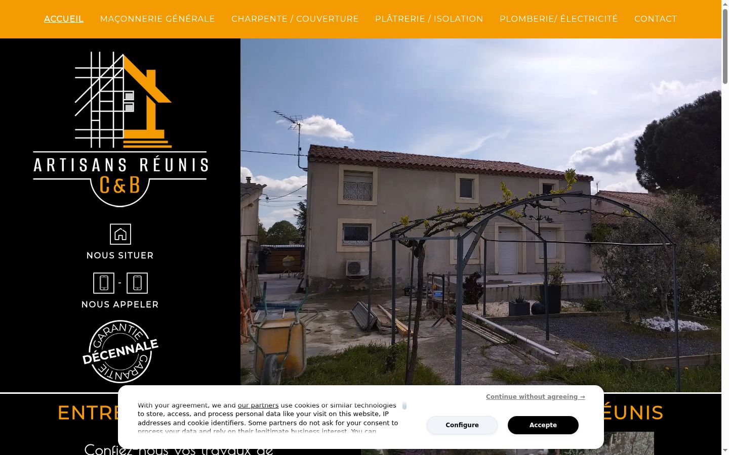 Sutikimo reklamjuostės, rodytos prieš bet kokią sąveiką, ekrano kopija